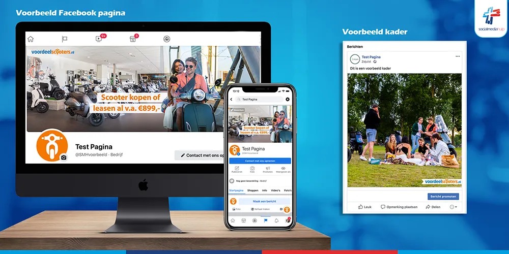 Voorbeelden van redesigns van social media kanalen
