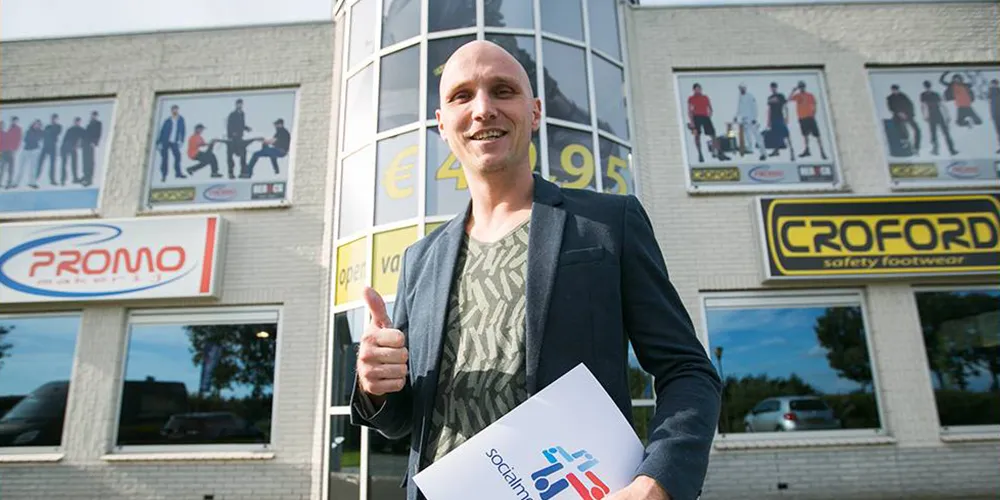 Frank start als Social Media Manager